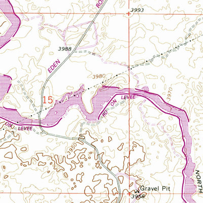 United States Geological Survey Hunt, ID (1964, 24000-Scale) digital map