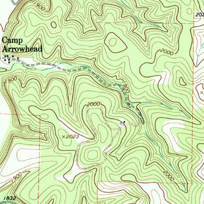 United States Geological Survey Hunt, TX (1964, 24000-Scale) digital map