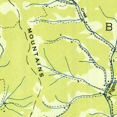 United States Geological Survey Huntdale, NC-TN (1935, 24000-Scale) digital map