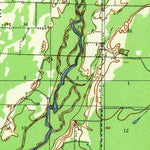 United States Geological Survey Hunter, AR (1939, 62500-Scale) digital map