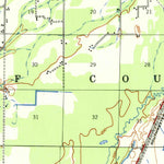 United States Geological Survey Hunter, AR (1958, 62500-Scale) digital map