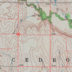 United States Geological Survey Hunter, KS (1967, 24000-Scale) digital map