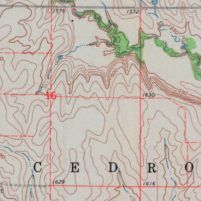 United States Geological Survey Hunter, KS (1967, 24000-Scale) digital map