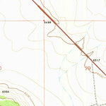 United States Geological Survey Hunter Mesa, NM (1971, 24000-Scale) digital map