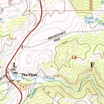 United States Geological Survey Hunter Mesa, WY (1993, 24000-Scale) digital map