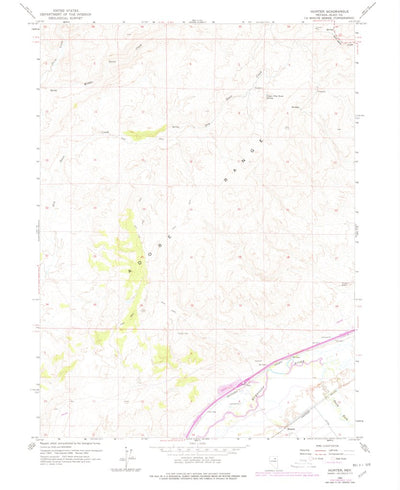 United States Geological Survey Hunter, NV (1978, 24000-Scale) digital map