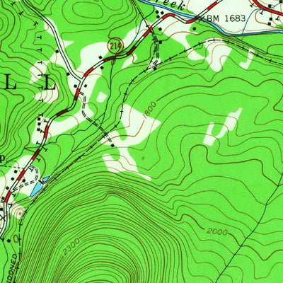 United States Geological Survey Hunter, NY (1945, 24000-Scale) digital map