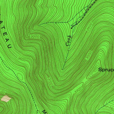 United States Geological Survey Hunter, NY (1945, 24000-Scale) digital map