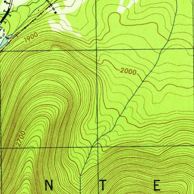 United States Geological Survey Hunter, NY (1946, 24000-Scale) digital map