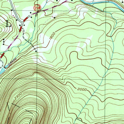 United States Geological Survey Hunter, NY (1997, 24000-Scale) digital map