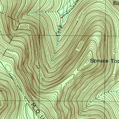 United States Geological Survey Hunter, NY (1997, 24000-Scale) digital map