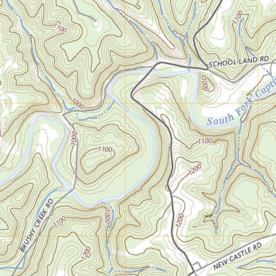 United States Geological Survey Hunter, OH (2023, 24000-Scale) digital map