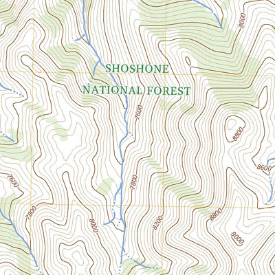United States Geological Survey Hunter Peak, WY (2023, 24000-Scale) digital map