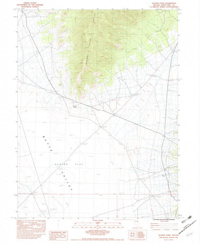 United States Geological Survey Hunter Point, NV (1962, 24000-Scale) digital map