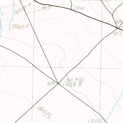 United States Geological Survey Hunter Point, NV (1962, 24000-Scale) digital map