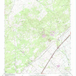United States Geological Survey Hunter, TX (1964, 24000-Scale) digital map