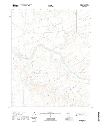 United States Geological Survey Hunter Wash, NM (2020, 24000-Scale) digital map