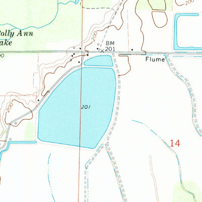 United States Geological Survey Hunter West, AR (1971, 24000-Scale) digital map