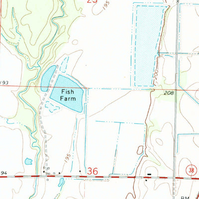 United States Geological Survey Hunter West, AR (1971, 24000-Scale) digital map