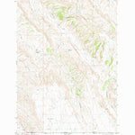 United States Geological Survey Hunters Creek, MT-WY (1969, 24000-Scale) digital map