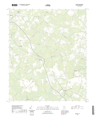 United States Geological Survey Hunters, GA (2020, 24000-Scale) digital map