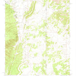 United States Geological Survey Hunters Point, AZ-NM (1971, 24000-Scale) digital map