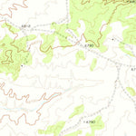 United States Geological Survey Hunters Point, AZ-NM (1971, 24000-Scale) digital map