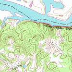 United States Geological Survey Hunters Point, TN (1955, 24000-Scale) digital map