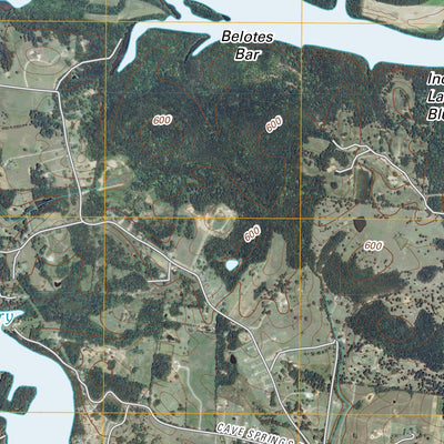United States Geological Survey Hunters Point, TN (2010, 24000-Scale) digital map