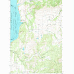 United States Geological Survey Hunters, WA (1985, 24000-Scale) digital map