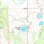 United States Geological Survey Hunters, WA (1985, 24000-Scale) digital map
