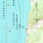 United States Geological Survey Hunters, WA (1985, 24000-Scale) digital map