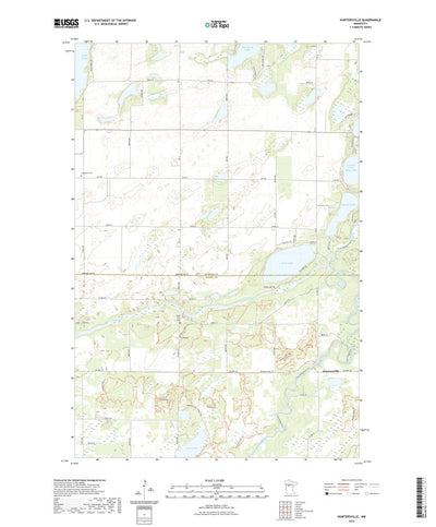 United States Geological Survey Huntersville, MN (2022, 24000-Scale) digital map