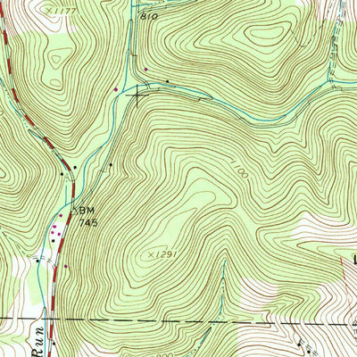 United States Geological Survey Huntersville, PA (1965, 24000-Scale) digital map