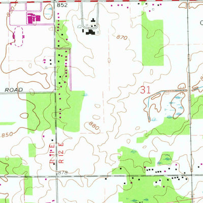 United States Geological Survey Huntertown, IN (1963, 24000-Scale) digital map