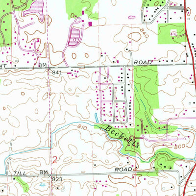 United States Geological Survey Huntertown, IN (1963, 24000-Scale) digital map