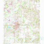 United States Geological Survey Huntingburg, IN (1969, 24000-Scale) digital map