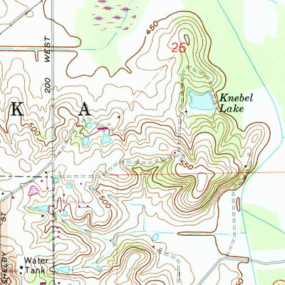 United States Geological Survey Huntingburg, IN (1969, 24000-Scale) digital map