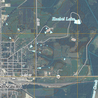 United States Geological Survey Huntingburg, IN (2010, 24000-Scale) digital map