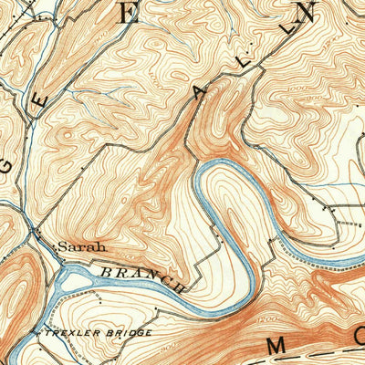 United States Geological Survey Huntingdon, PA (1904, 62500-Scale) digital map