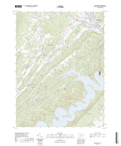 United States Geological Survey Huntingdon, PA (2023, 24000-Scale) digital map