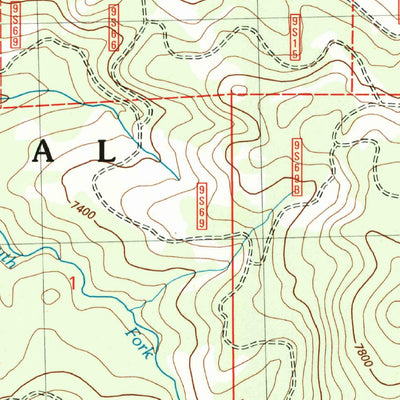 United States Geological Survey Huntington Lake, CA (2004, 24000-Scale) digital map