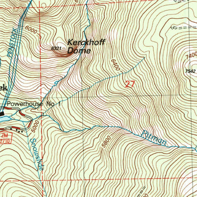 United States Geological Survey Huntington Lake, CA (2004, 24000-Scale) digital map