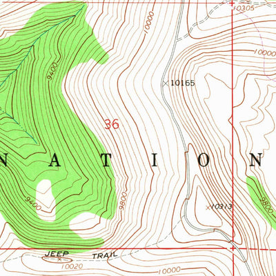 United States Geological Survey Huntington Reservoir, UT (1965, 24000-Scale) digital map