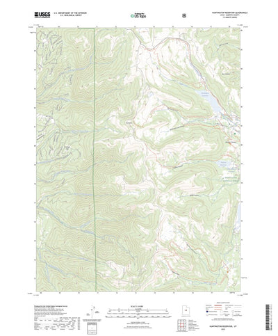 United States Geological Survey Huntington Reservoir, UT (2023, 24000-Scale) digital map