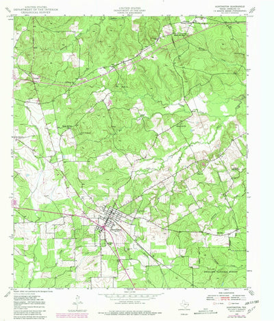 United States Geological Survey Huntington, TX (1949, 24000-Scale) digital map