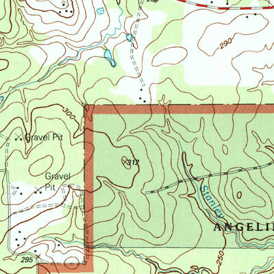 United States Geological Survey Huntington, TX (2003, 24000-Scale) digital map