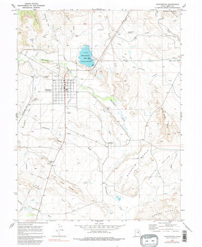 United States Geological Survey Huntington, UT (1969, 24000-Scale) digital map