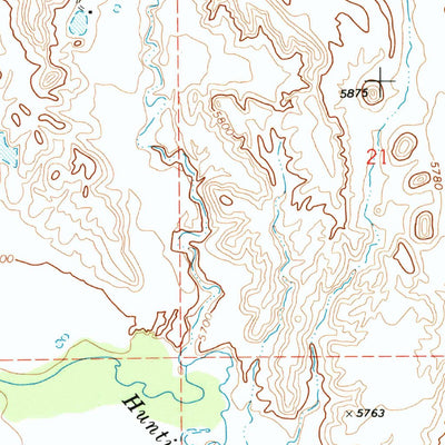 United States Geological Survey Huntington, UT (1969, 24000-Scale) digital map
