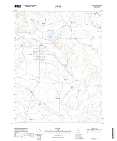 United States Geological Survey Huntington, UT (2023, 24000-Scale) digital map